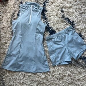 Blue Girls 2 piece Activewear set